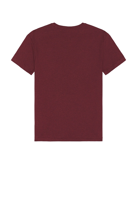 view 2 of 5 Short Sleeve Crewneck T-Shirt in Wine Heather