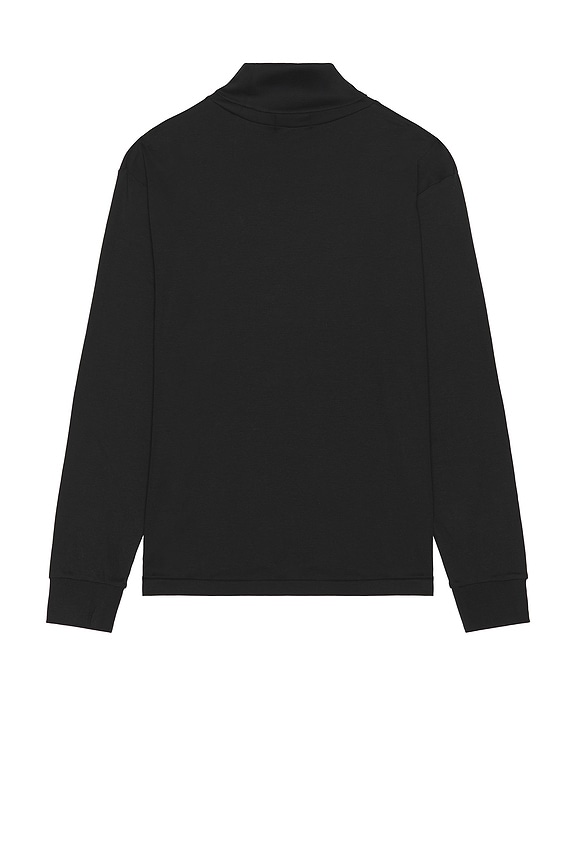 view 2 of 5 Long Sleeve Soft Touch Turtleneck Pullover in Black