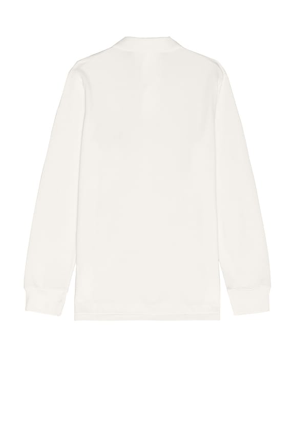 view 2 of 5 Long Sleeve Novelty Holiday Bear Polo in Cream