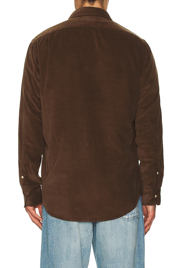 view 2 of 5 Corduroy Sport Shirt in Chocolate Mousse