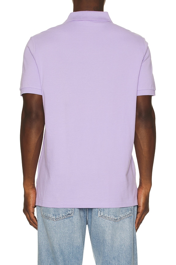 view 2 of 5 Short Sleeve Mesh Polo in Sky Lavender