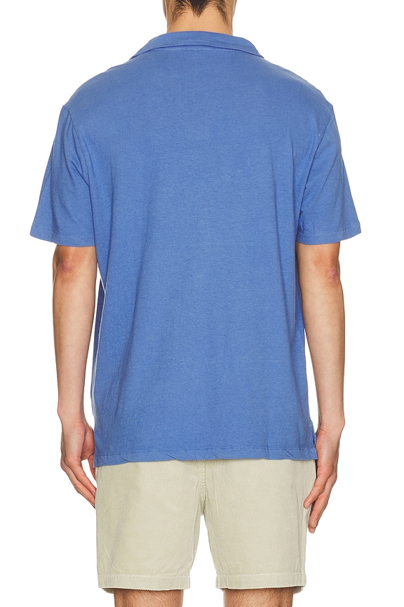view 2 of 5 Short Sleeve Johnny Collar Polo in Modern Royal