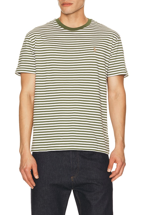 view 1 of 5 CAMISETA in Supply Olive & White