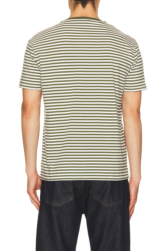 view 2 of 5 CAMISETA in Supply Olive & White