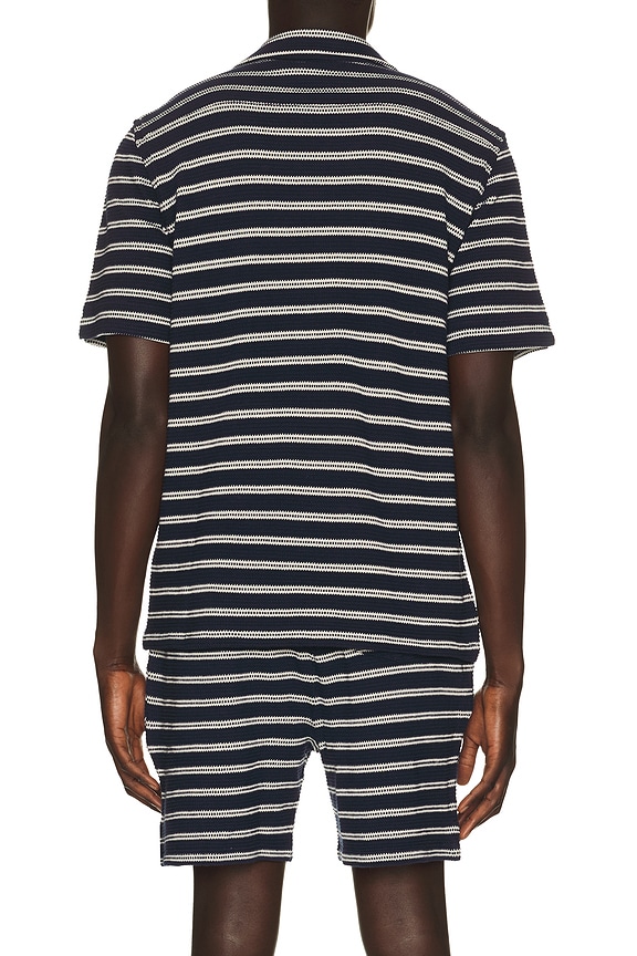 view 2 of 5 CHEMISE in Newport Navy Pale Cream