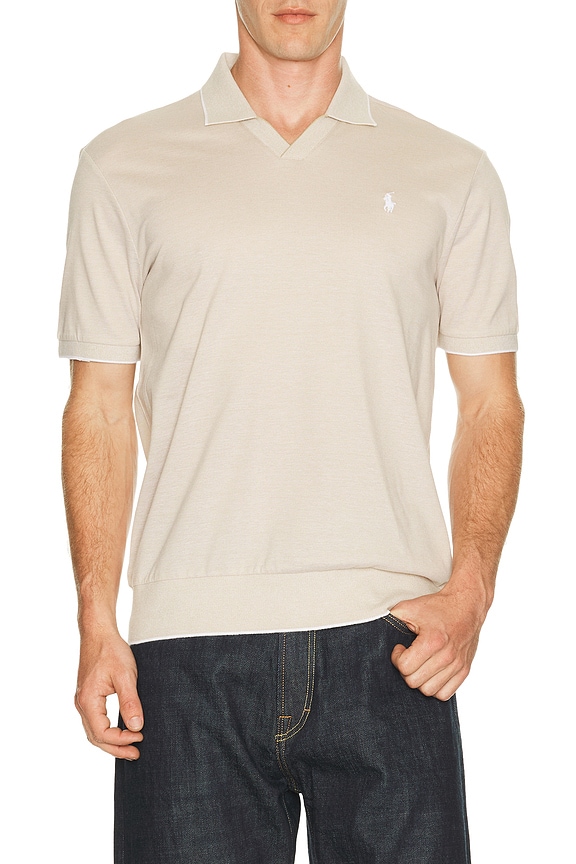 view 1 of 5 CHEMISE in Coastal Beige White