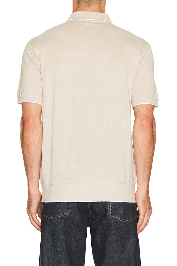 view 2 of 5 CHEMISE in Coastal Beige White