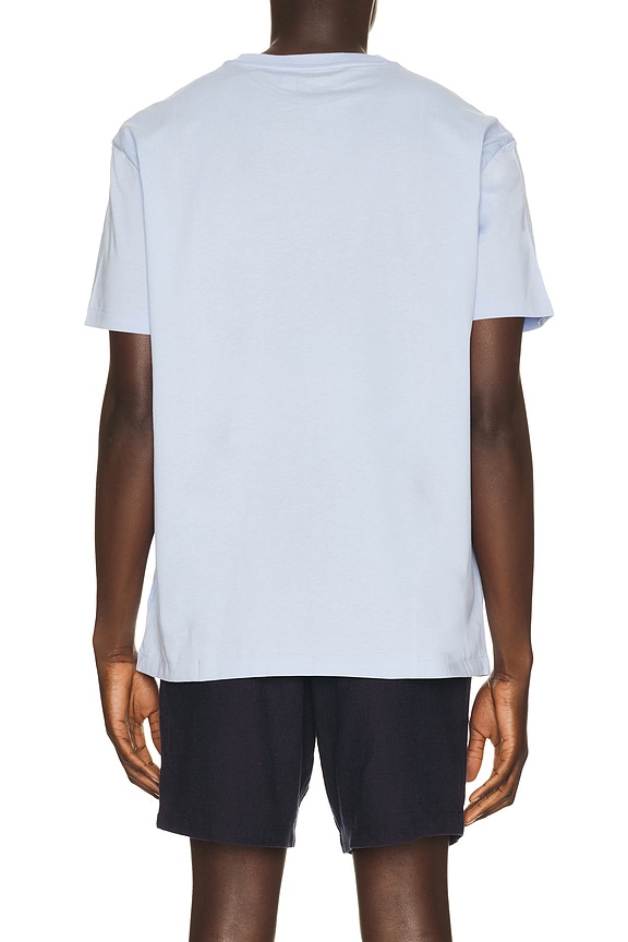 view 2 of 5 Short Sleeve Crewneck T-Shirt in Pebble Blue