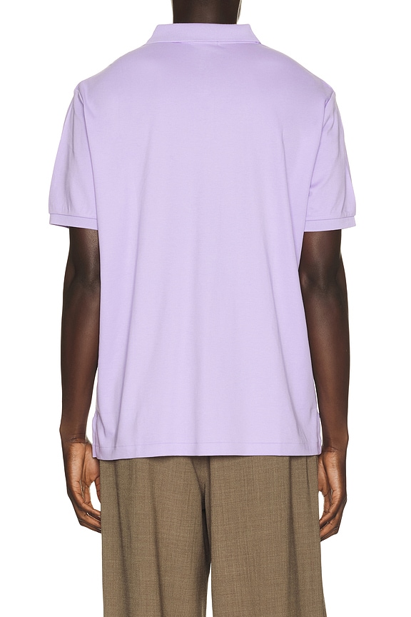 view 2 of 5 Soft Touch Polo Shirt in Powder Purple