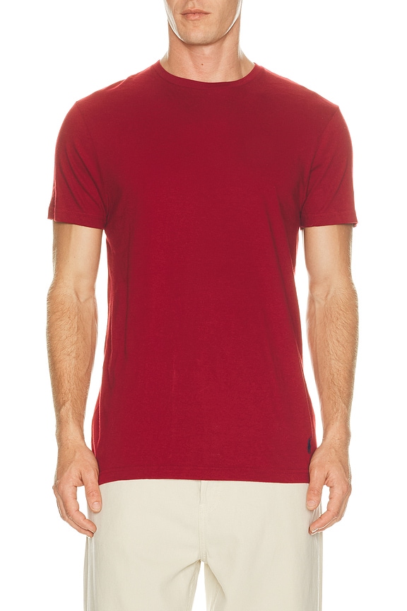 view 2 of 6 T-SHIRT in Cruise Navy, Holiday Red, & Heritage Royal