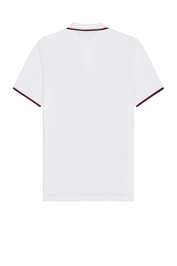 view 2 of 3 Tipped Mesh Classic Polo in White