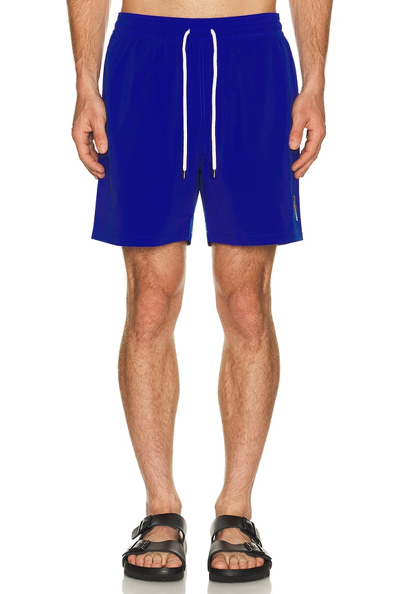 view 1 of 5 Novelty Island Bear Traveler Swim Trunk in Rugby Royal