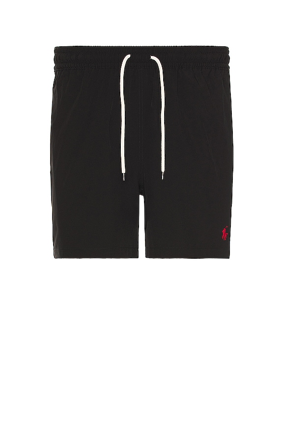 view 1 of 5 Traveler Stretch Swim Trunk in Polo Black