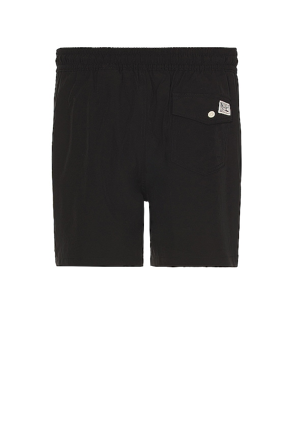 view 2 of 5 Traveler Stretch Swim Trunk in Polo Black
