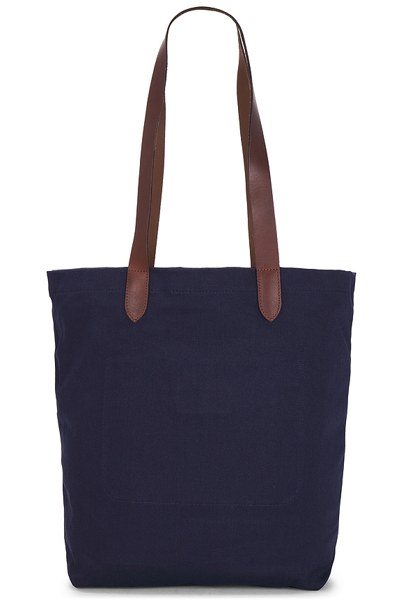 view 2 of 6 Canvas Bear Tote in Newport Navy
