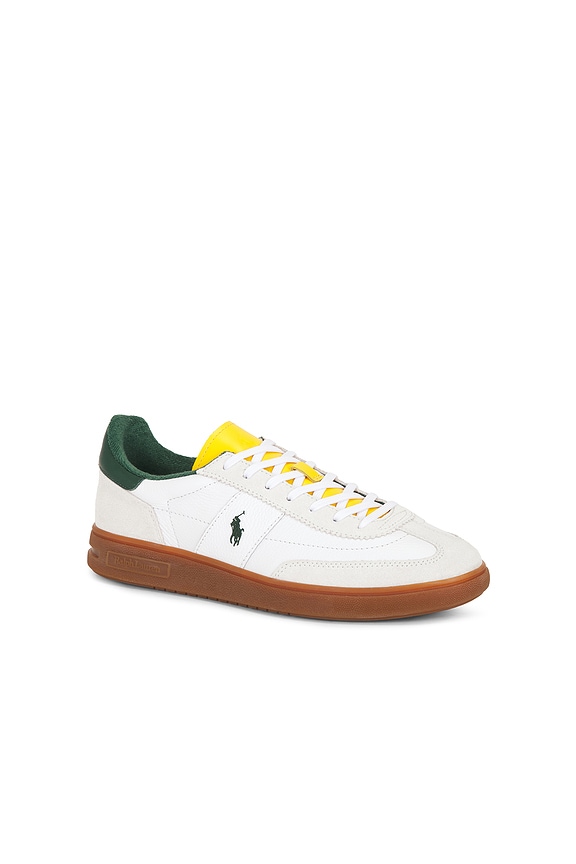 view 2 of 6 SNEAKERS BEDFORD in White, Vintage Pine, & Gold Bugle