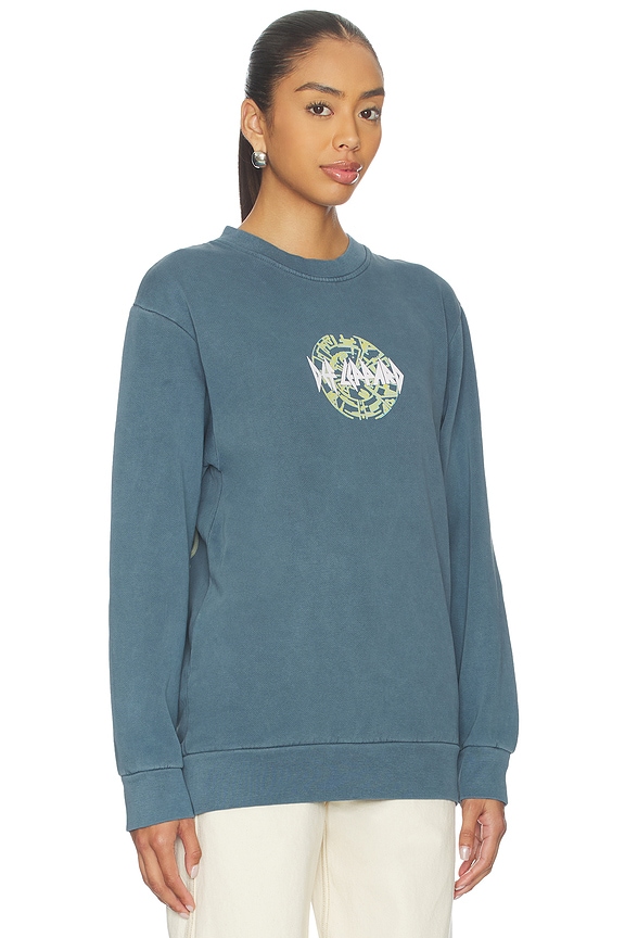 view 2 of 4 Def Leppard Through The Night Sweatshirt in Blue