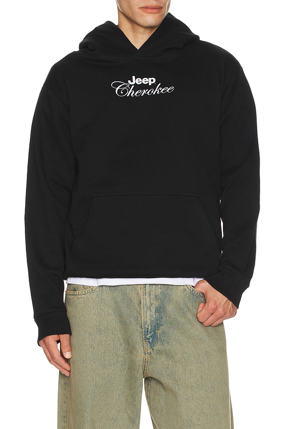 view 1 of 4 SWEAT À CAPUCHE JEEP in Black