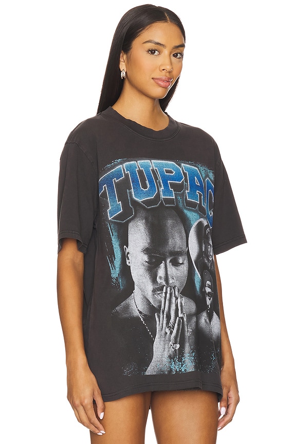 view 2 of 4 Tupac Collage Tee in Black