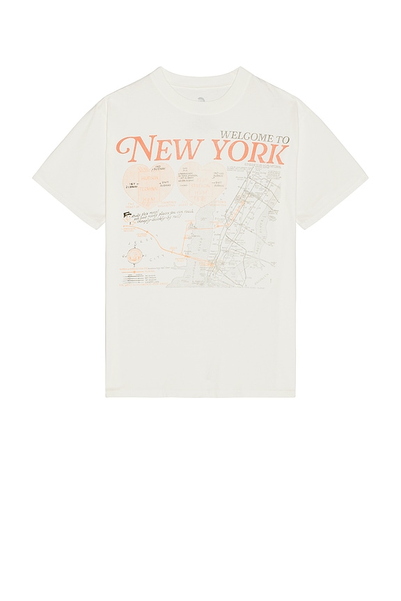 view 1 of 4 T-SHIRT WELCOME TO NEW YORK in Cream