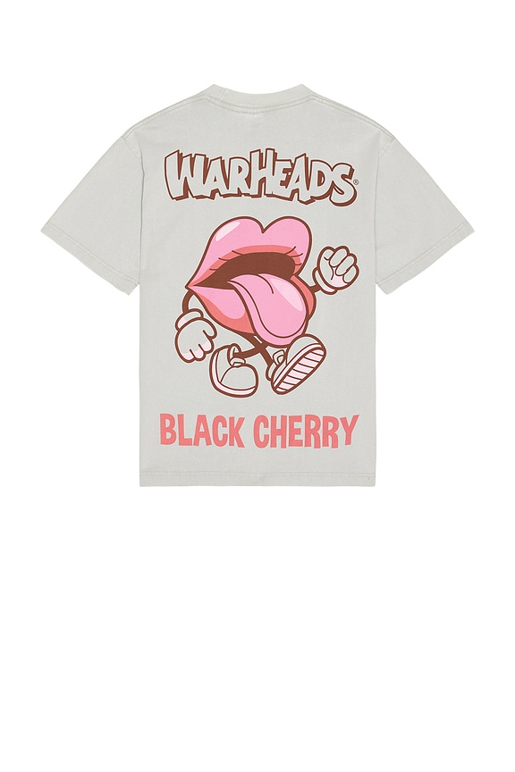 view 1 of 4 Warheads Black Cherry Tee in Grey