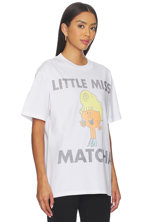 view 2 of 4 Little Miss Matcha Tee in White