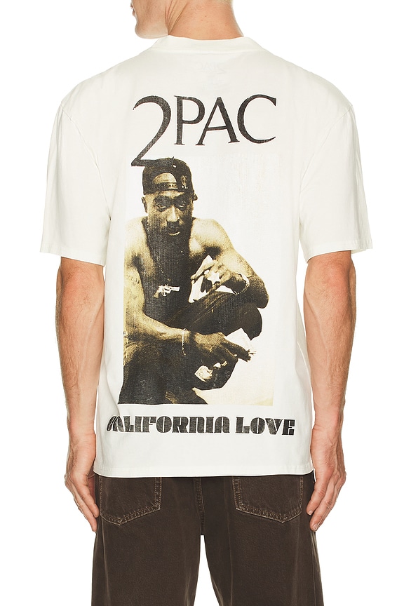 view 1 of 4 Tupac Smoke Tee in Cream Pigment