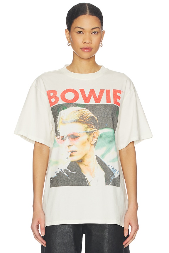 view 2 of 5 David Bowie Smoking Tee in Cream Pigment