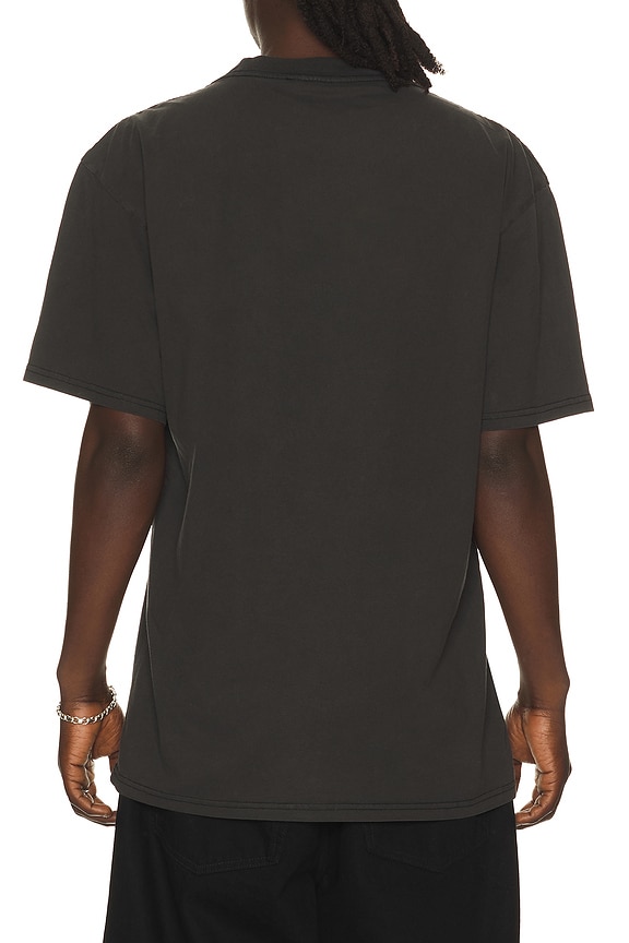 view 2 of 4 D.A.R.E. Flames Tee in Black Pigment