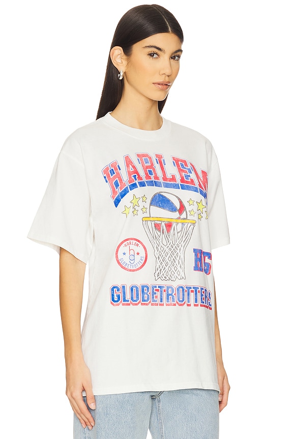 view 2 of 4 Harlem Globetrotters Stars Boxy Tee in Cream Pigment