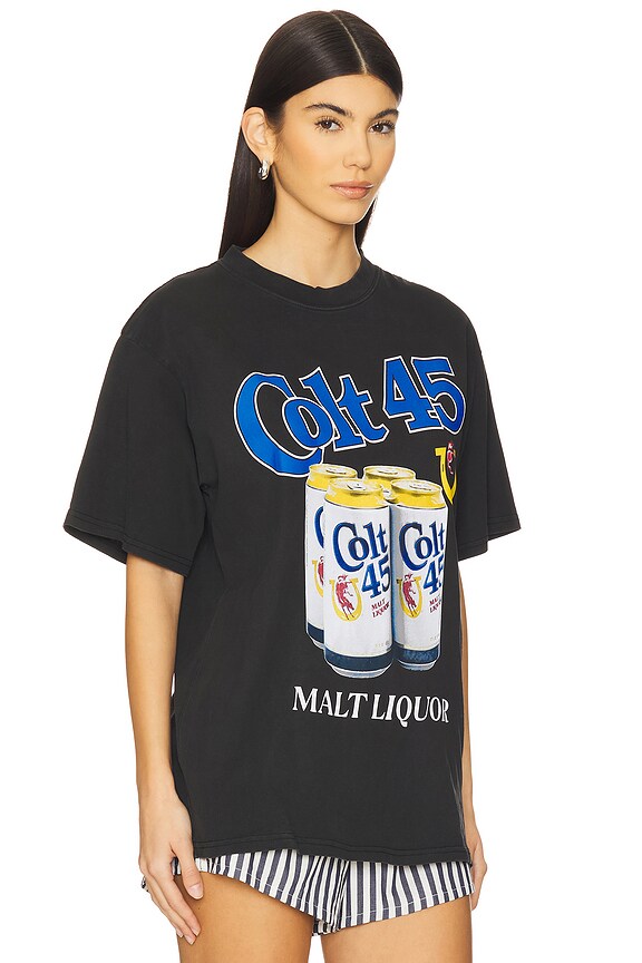 view 2 of 4 Colt 45 Malt Liquor Boxy Tee in Black Pigment