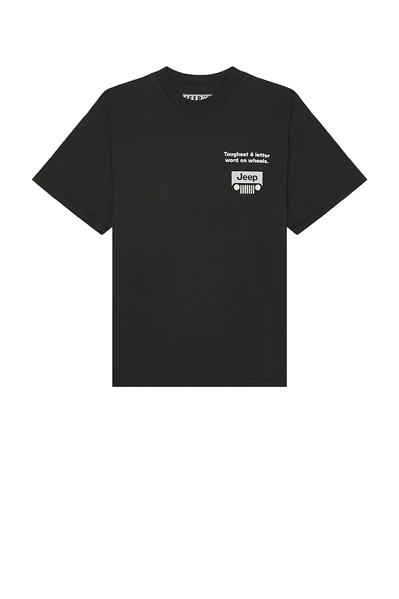 view 2 of 4 Jeep Legends Are Made, Not Born Boxy Tee in Black Pigment