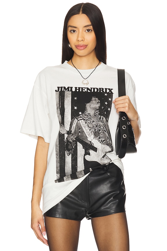 view 1 of 4 Jimi Hendrix USA Boxy Tee in Natural
