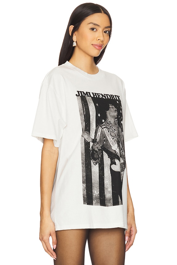 view 2 of 4 Jimi Hendrix USA Boxy Tee in Natural