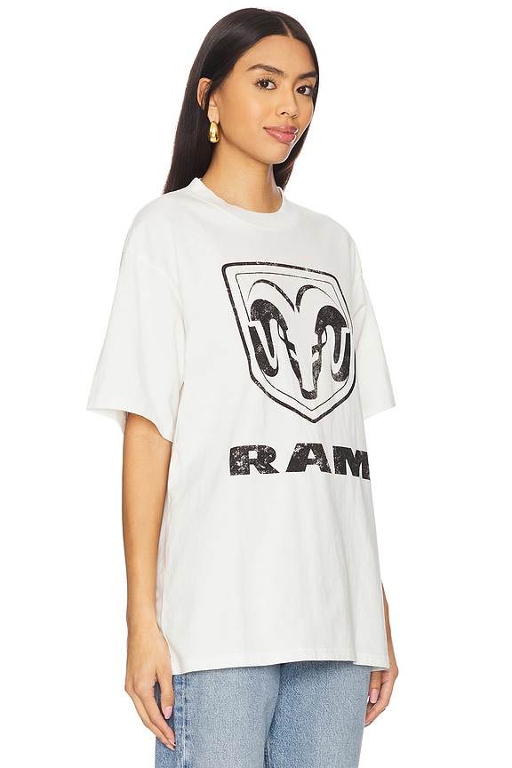 view 2 of 4 Ram Logo Boxy Tee in Natural