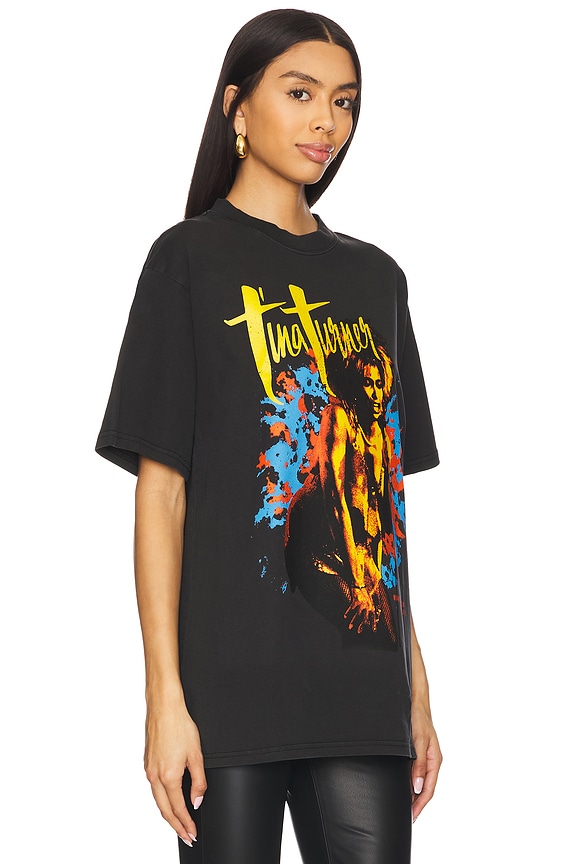 view 2 of 4 Tina Turner What's Love Boxy Tee in Black Pigment