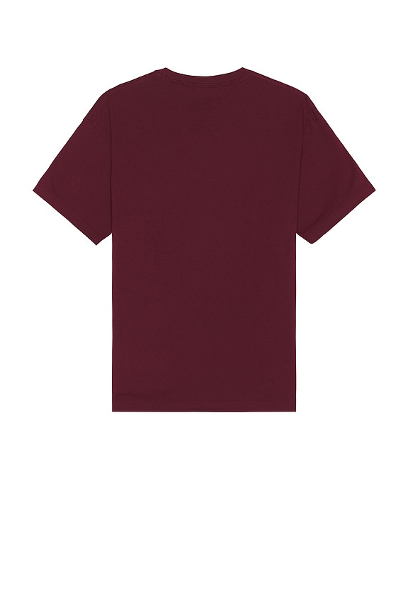 view 2 of 4 University of Cambridge Logo Boxy Tee in Maroon