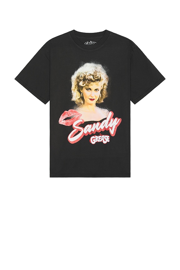 view 1 of 4 Grease Sandy Boxy Tee in Black Pigment