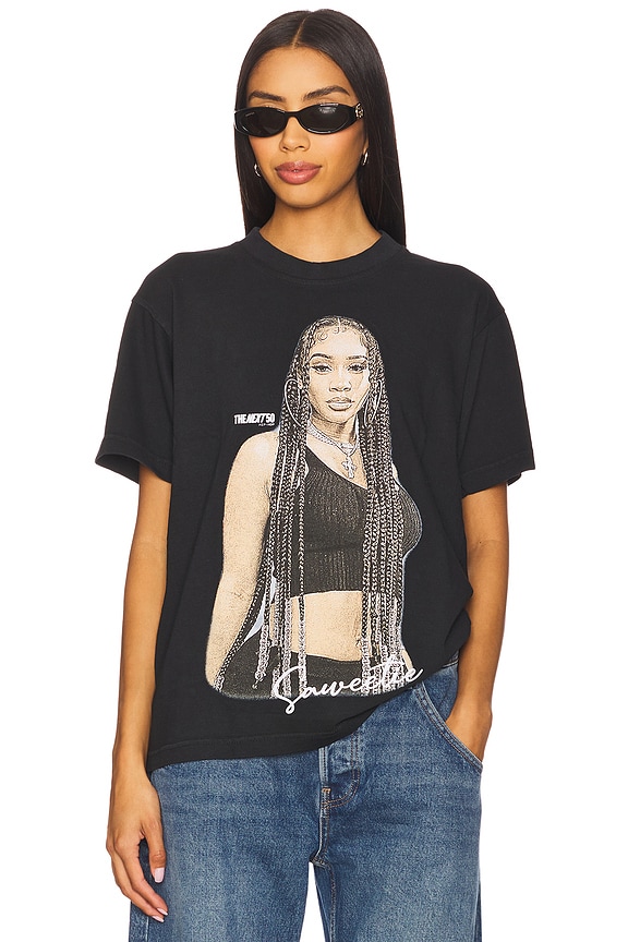 view 1 of 4 Saweetie Jumbo Tee in Black