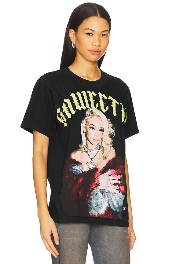 view 2 of 4 Saweetie Gold Tee in Black