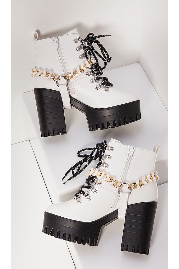 view 2 of 2 Bribe Bootie in White