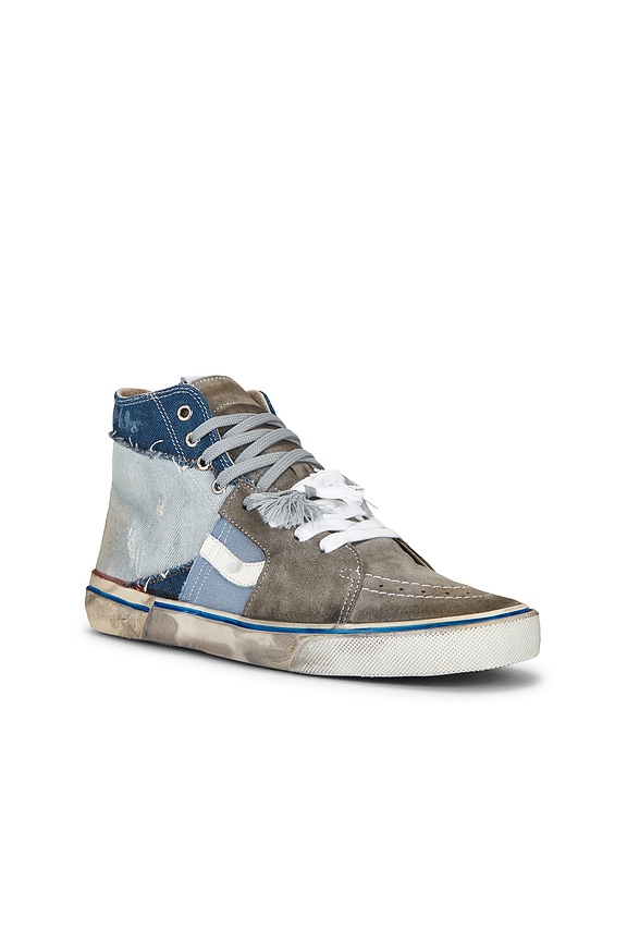 view 2 of 6 Caly Star Sneakers in Grey & Denim