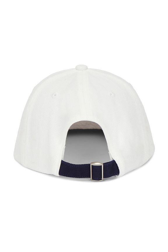 view 2 of 2 6-Panel Cap in White-Navy