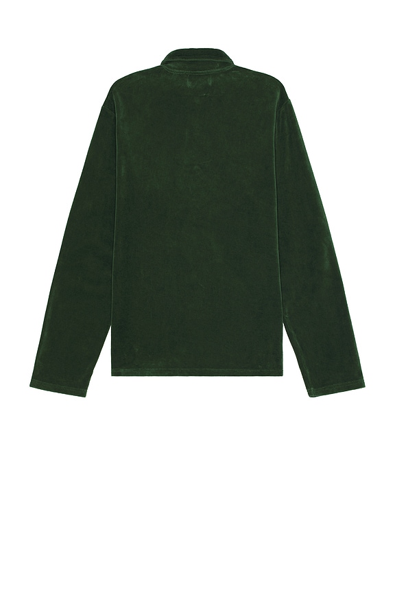 view 2 of 3 Towel Long Sleeve Polo in Green