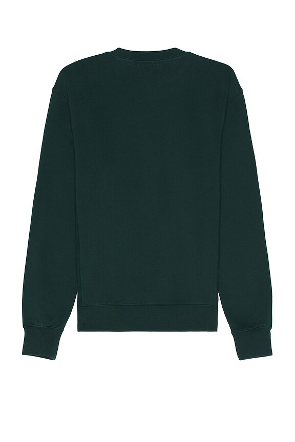 view 2 of 3 Dog Crewneck Sweatshirt in Dark Green