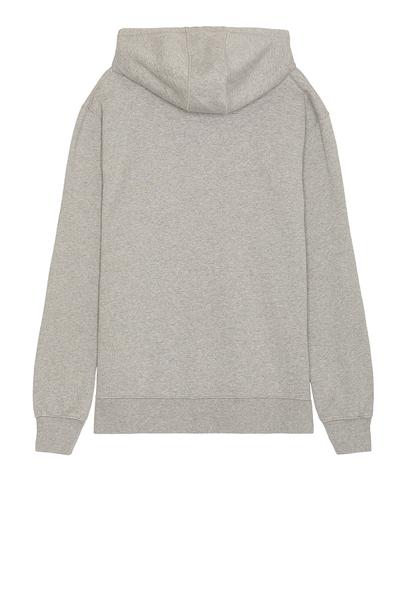 view 2 of 4 Mats Hooded Sweatshirt in Grey Melange & Green