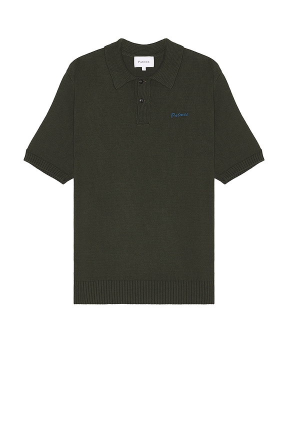 view 2 of 4 Marco Knit Polo Shirt in Olive