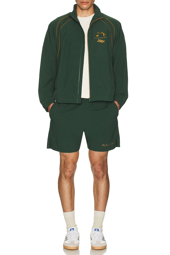 view 2 of 5 Track Jacket in Dark Green