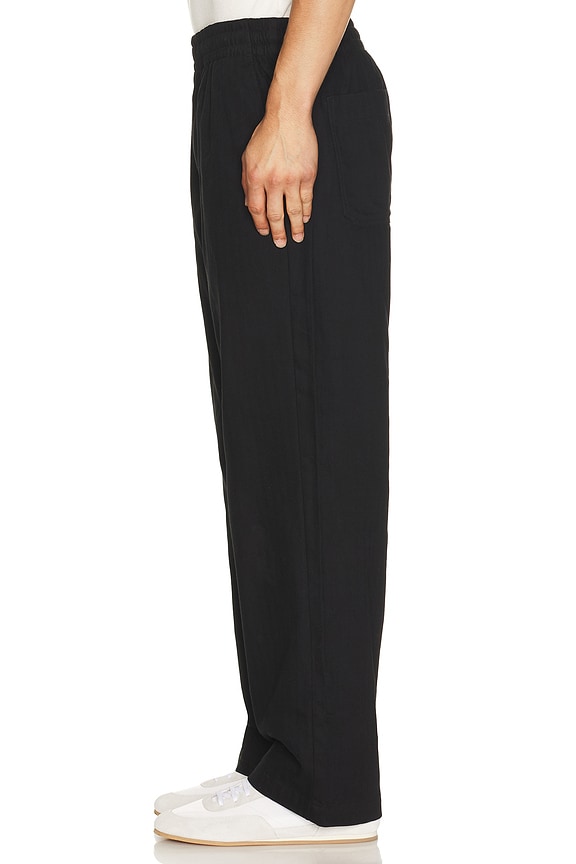 view 2 of 6 Lucien Herringbone Trousers in Black