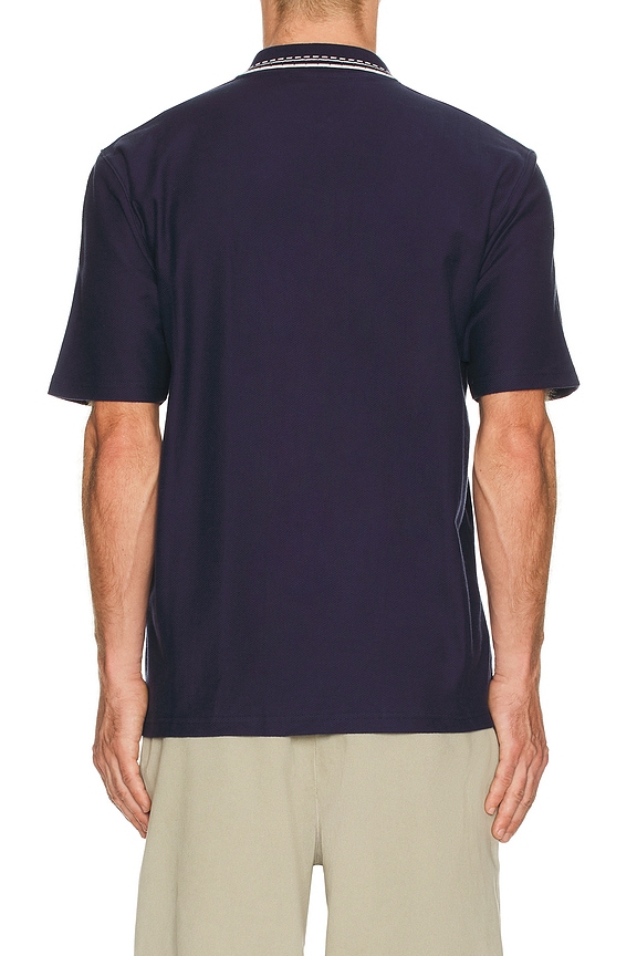 view 2 of 4 Panel Zip Polo in Navy